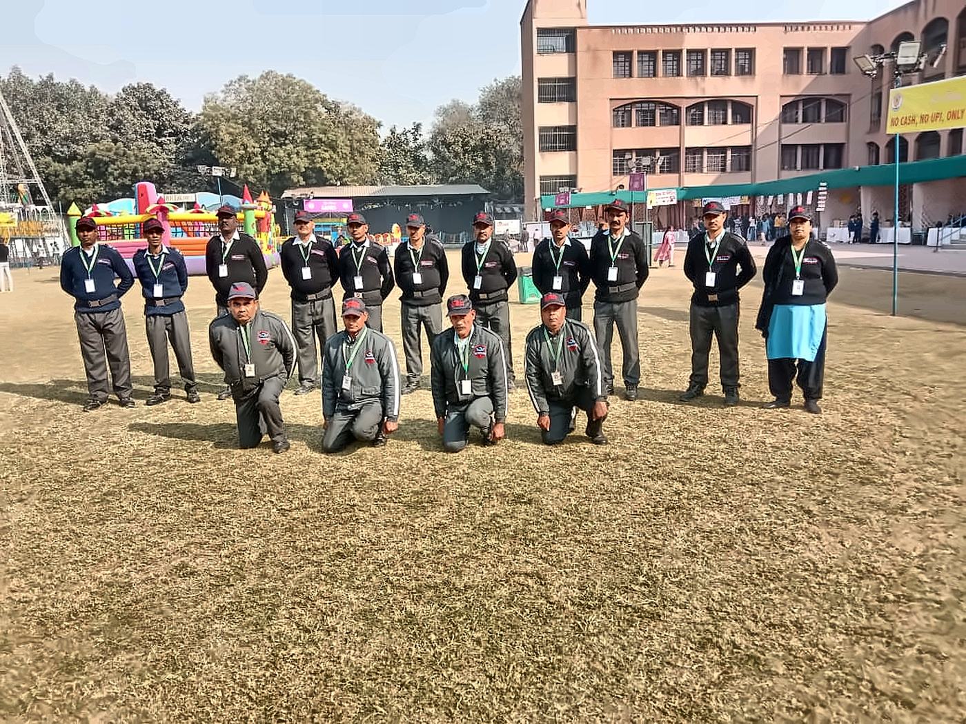 Team deployed at a school site